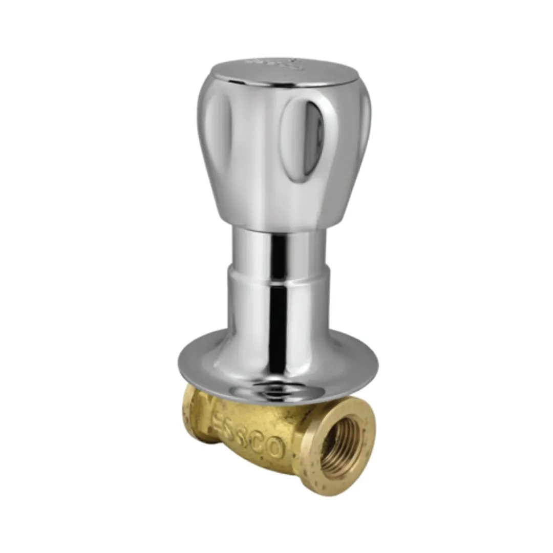 Essco basin area stop valve sumthing special SQT-CHR-514CKN Chrome