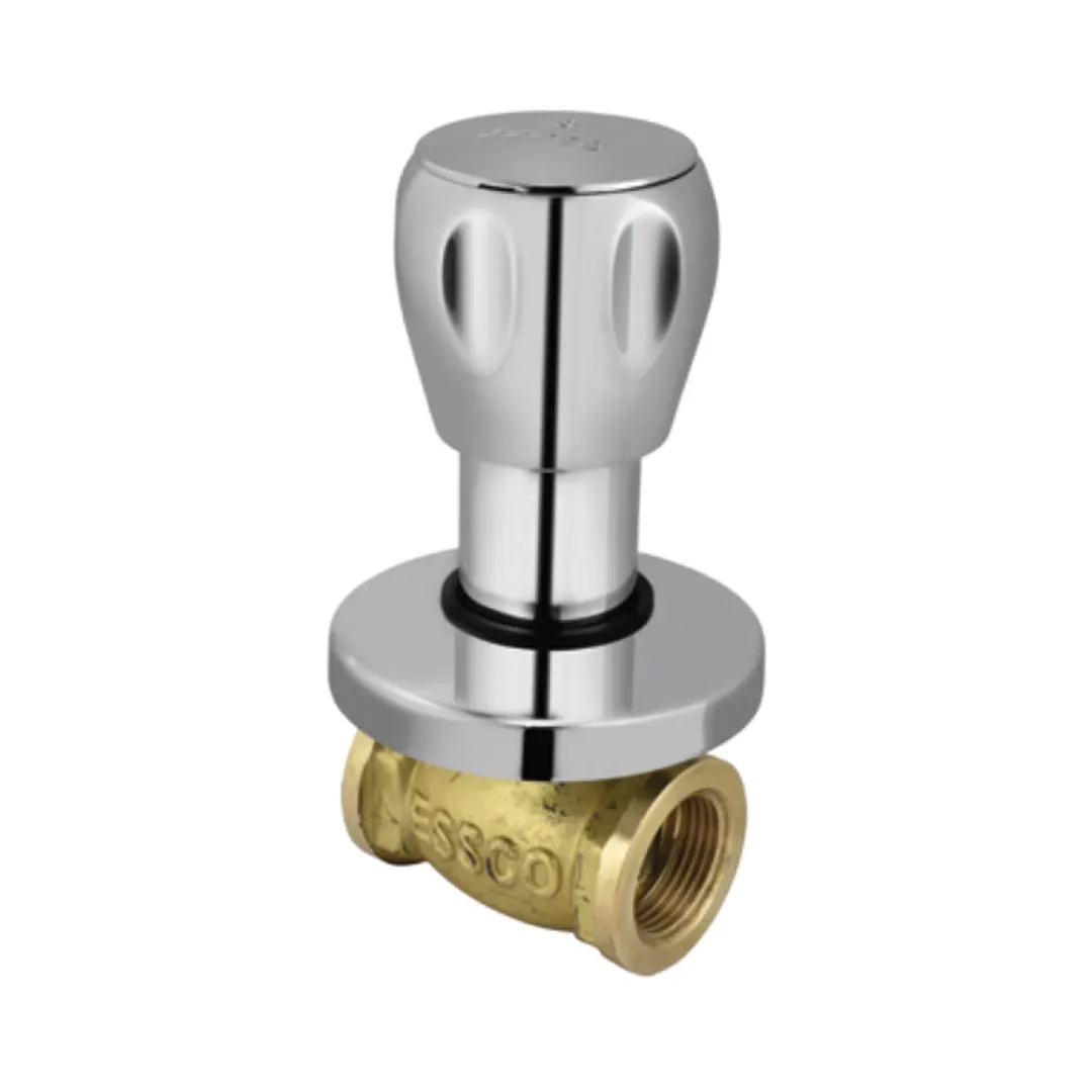 Essco basin area stop valve sumthing special SQT-CHR-514FKN Chrome