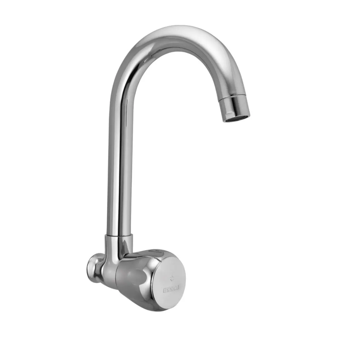 Essco wall mounted regular kitchen sink tap sumthing special SQT-522S with swinging spout in chrome finish SQT-522S Standard