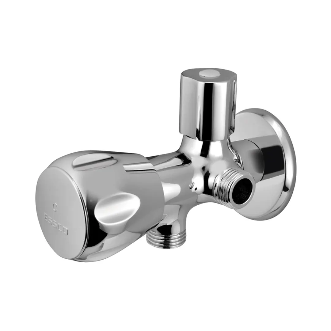 Essco basin area 2 way angle valve sumthing special SQT-CHR-526AFKN Chrome