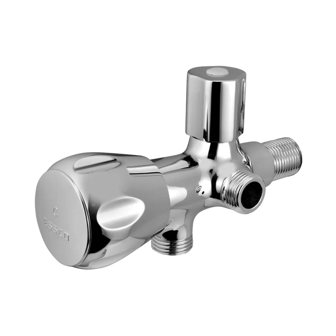Essco basin area 2 way angle valve sumthing special SQT-CHR-526AKN Chrome
