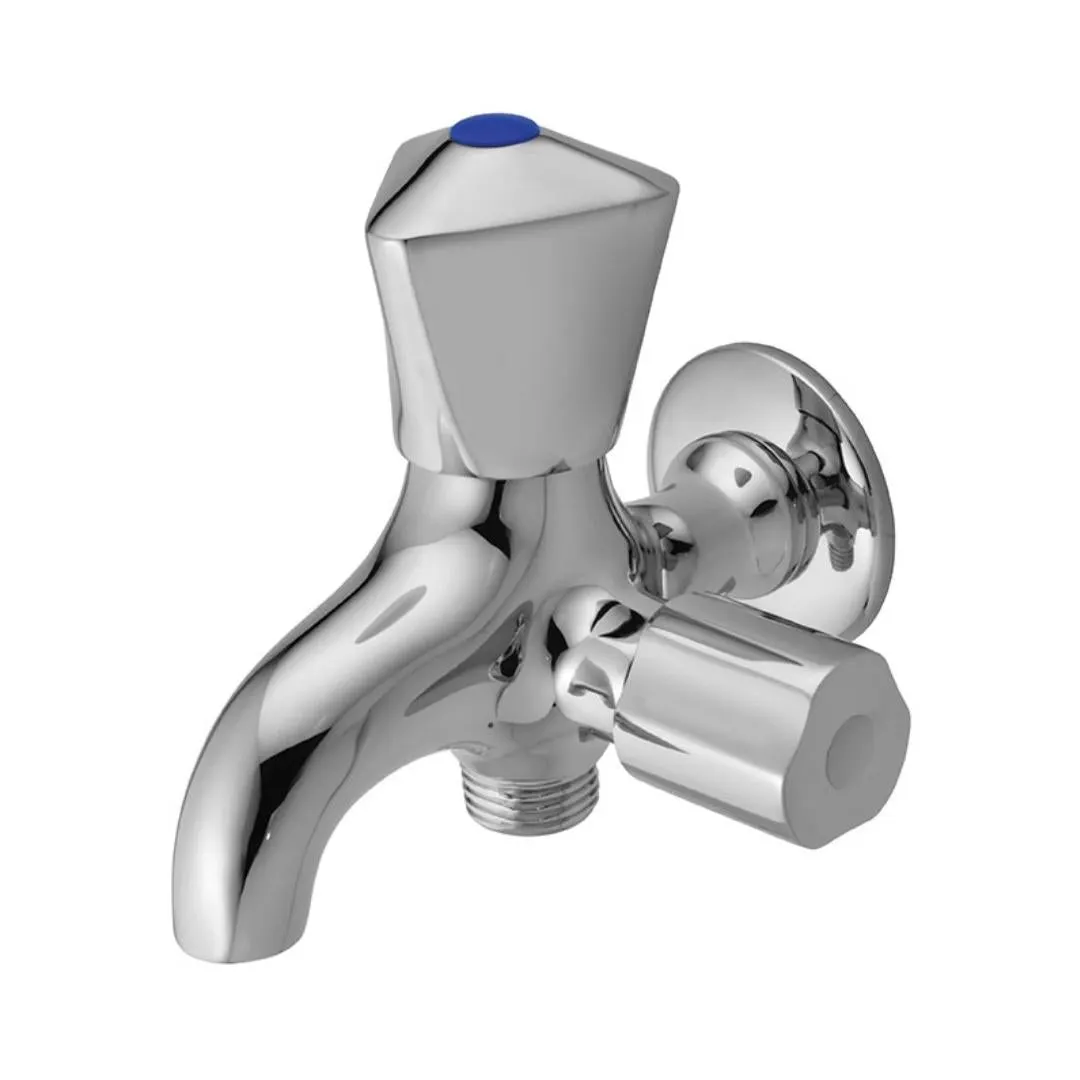 Essco wc area 2 way bib tap Tropical TQT-CHR-512AN Chrome