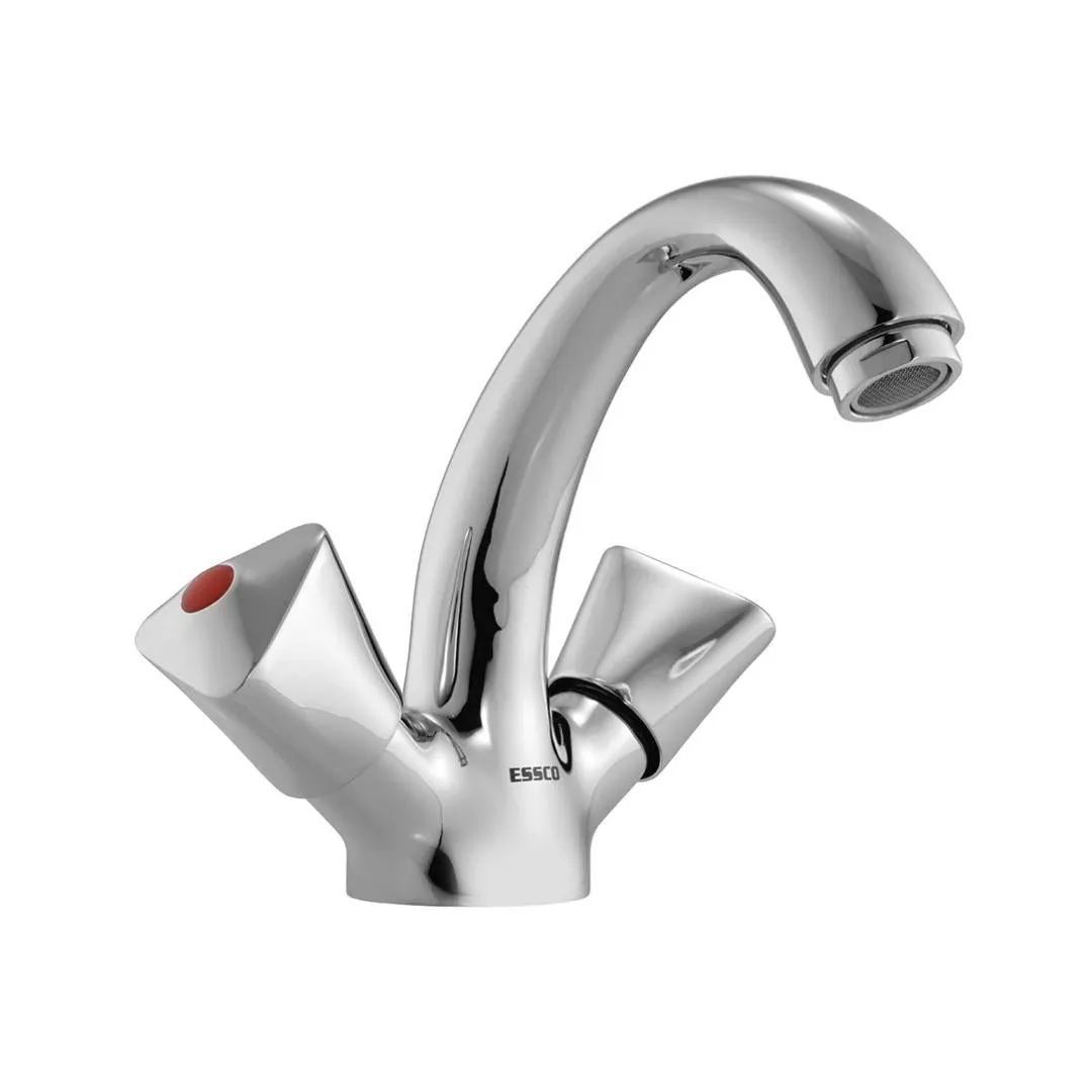Essco table mounted regular basin mixer Tropical TQT-CHR-516A Chrome