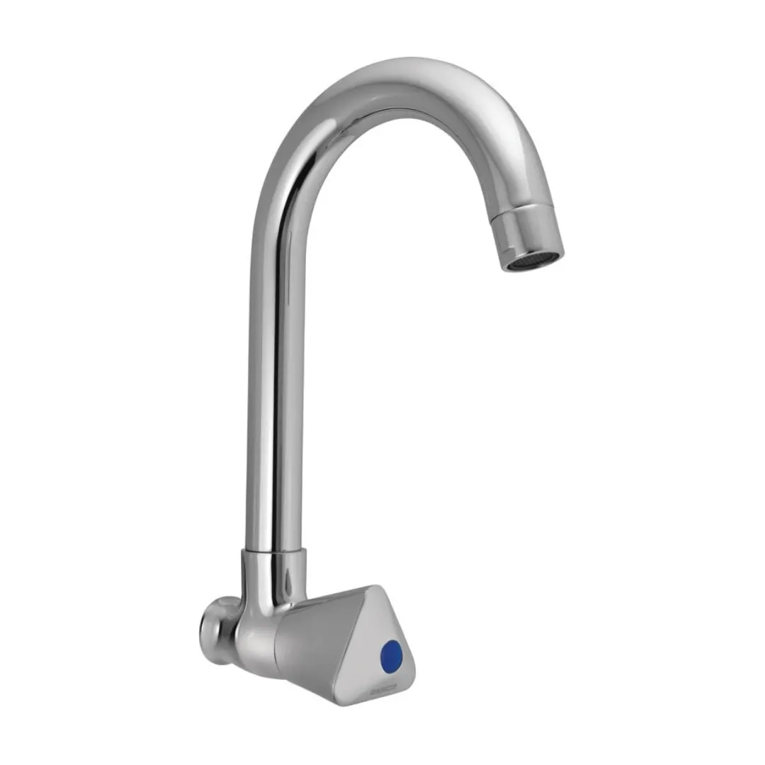 Essco wall mounted regular kitchen sink tap Tropical TQT-522S with swinging spout in chrome finish TQT-522S Standard