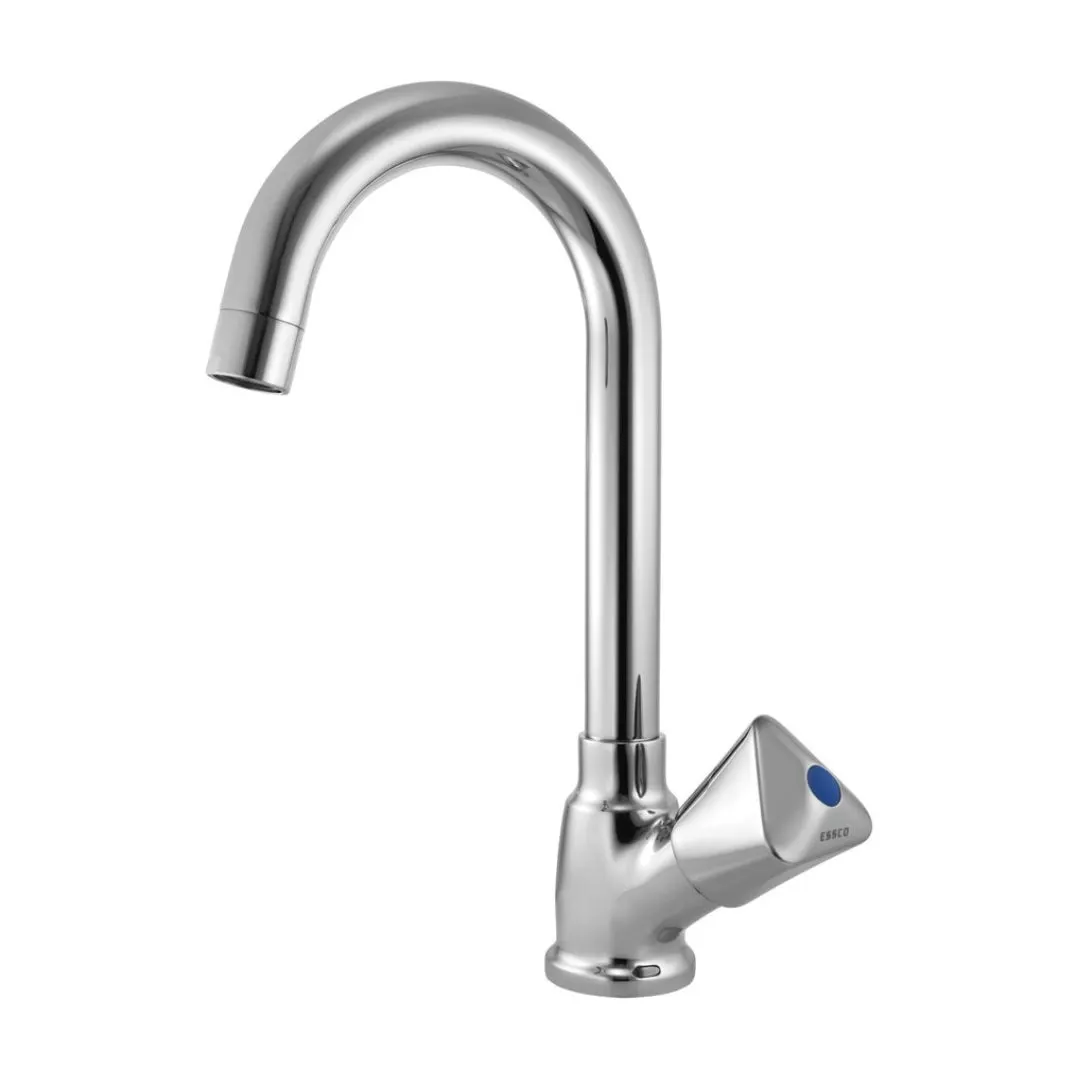 Essco table mounted regular kitchen sink tap Tropical TQT-523S with swinging spout in chrome finish TQT-523S Standard