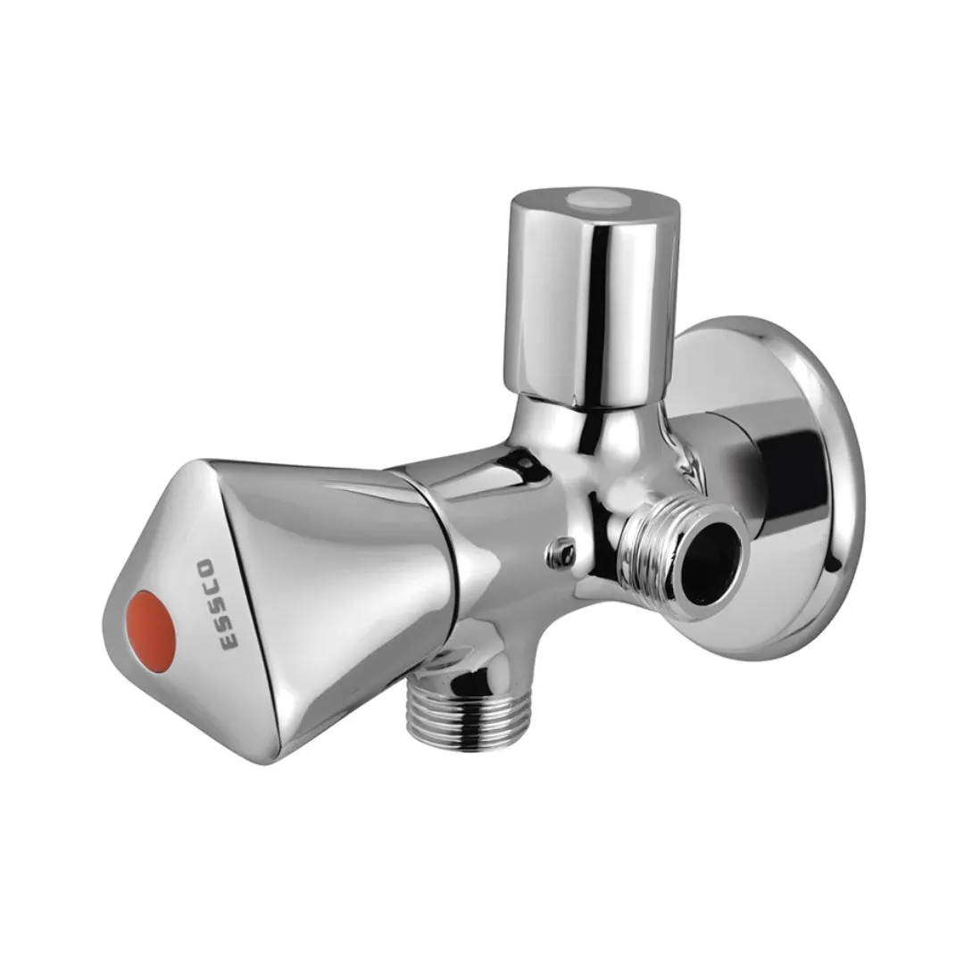 Essco basin area 2 way angle valve Tropical TQT-CHR-526AF Chrome