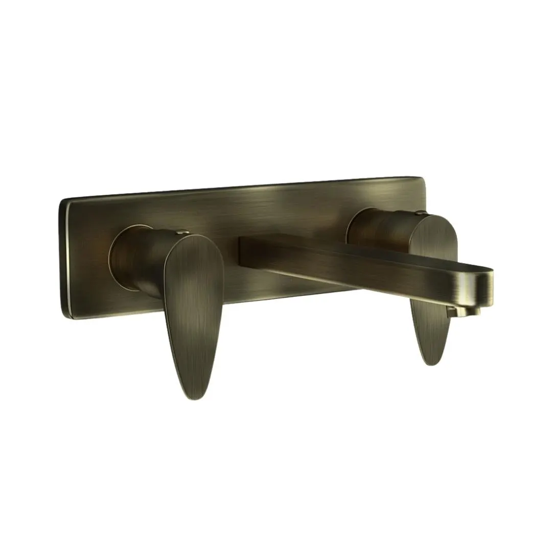 Jaquar wall mounted basin mixer Vignette Prime VGP-ABR-81433 Antique Bronze