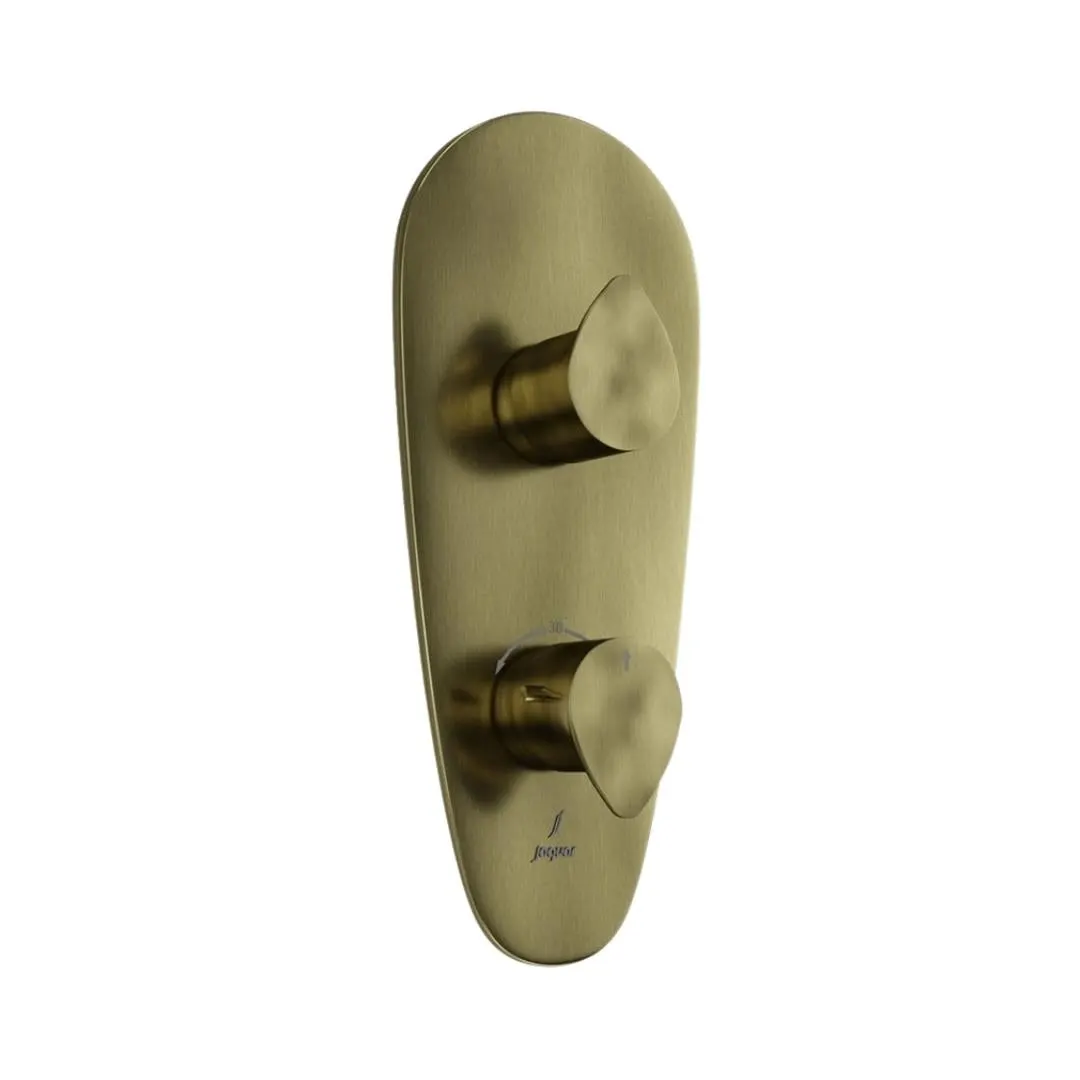 Jaquar 1 way thermostatic diverter Vignette Prime normal flow VGP-ABR-81661NK Antique Bronze