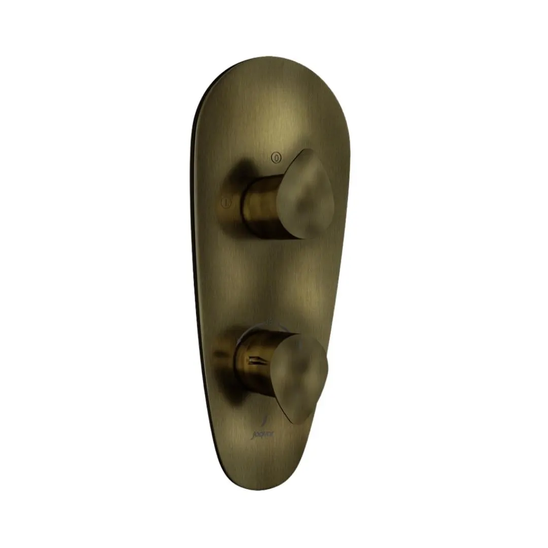 Jaquar 2 way thermostatic diverter Vignette Prime normal flow VGP-ABR-81681NK Antique Bronze