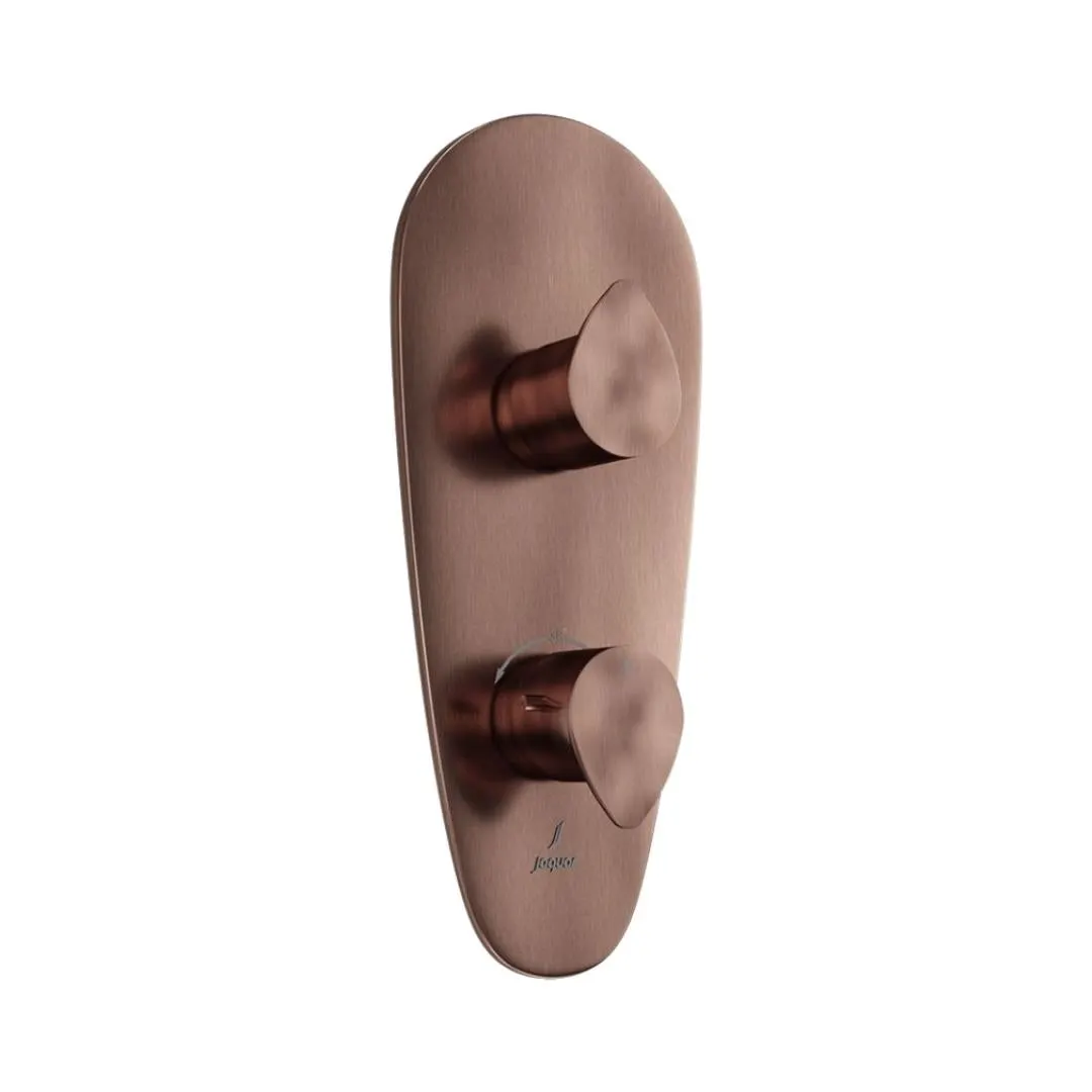 Jaquar 1 way thermostatic diverter Vignette Prime normal flow VGP-ACR-81661NK Antique Copper