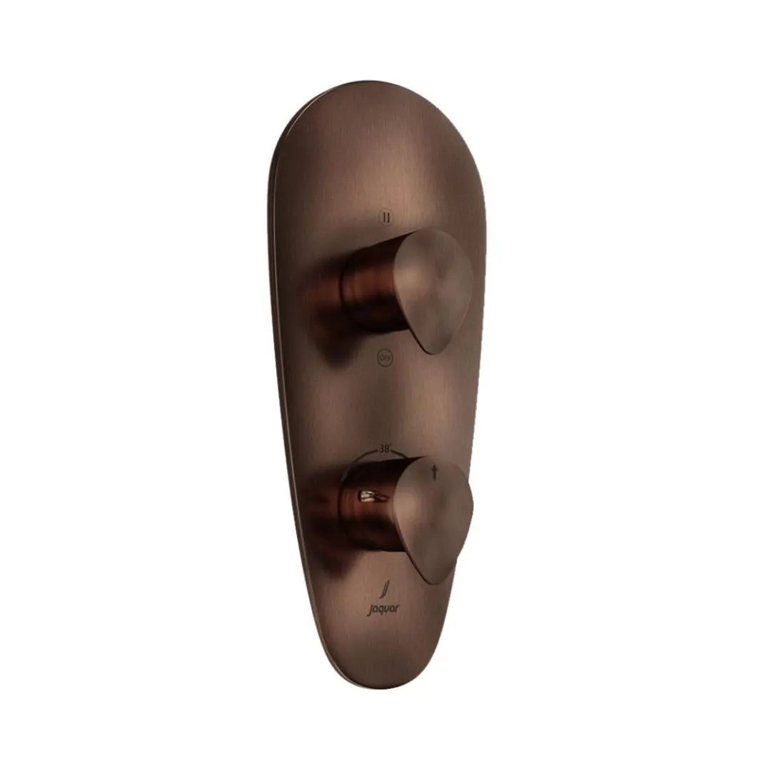 Jaquar 3 way thermostatic diverter Vignette Prime normal flow VGP-ACR-81683NK Antique Copper