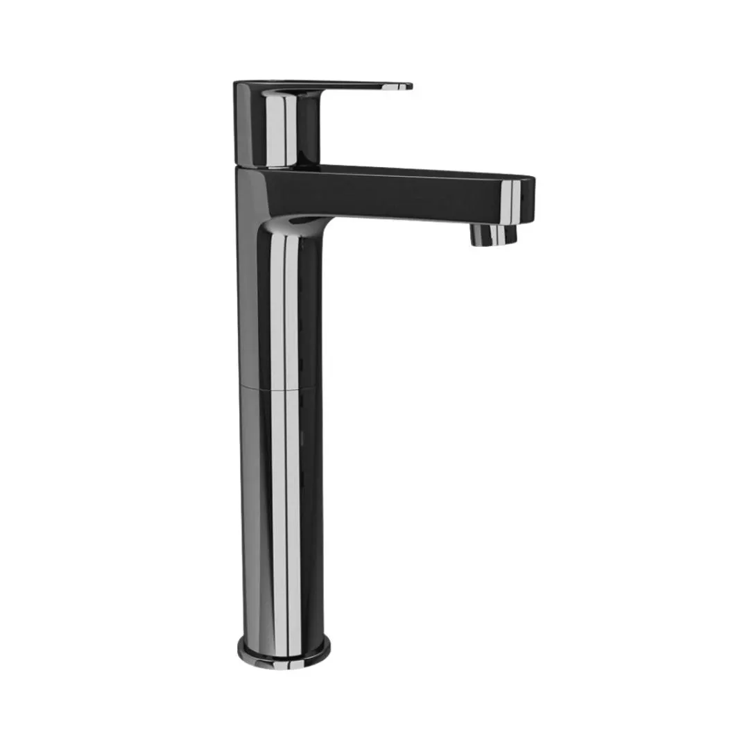 Jaquar table mounted tall boy basin tap Vignette Prime VGP-BCH-81021N Black Chrome