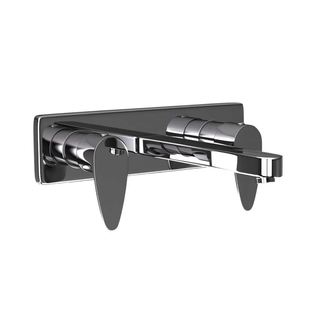 Jaquar wall mounted basin mixer Vignette Prime VGP-BCH-81433 Black Chrome