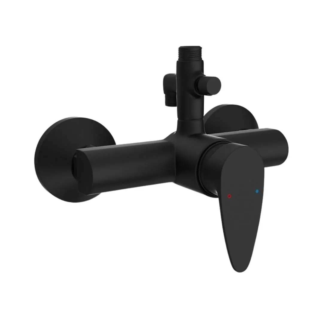 Jaquar 2 way wall mixer Vignette Prime normal flow VGP-BLM-81145 Black Matt