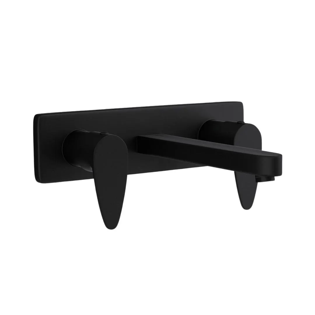Jaquar wall mounted basin mixer Vignette Prime VGP-BLM-81433 Black Matt