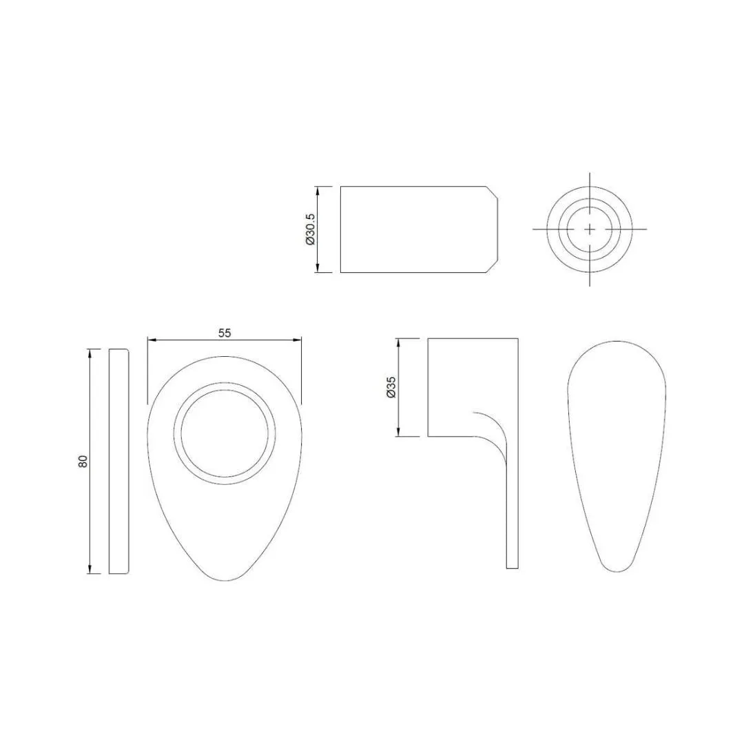 Jaquar basin area stop valve Vignette Prime VGP-GRF-81083 Graphite - image 2