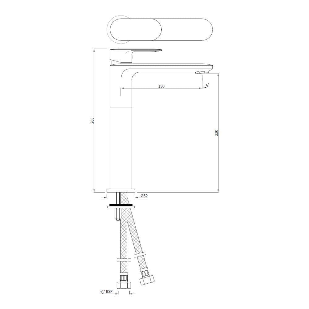Jaquar Single Lever Tall Boy Opal Prime series OPP-BGP-15005BPM Standard - image 2