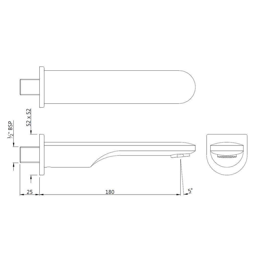 Jaquar Opal Prime Bathtub Spout Bathtub Spouts series SPJ-BGP-15429PM Standard - image 2