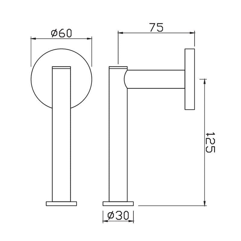 Jaquar Spare Toilet Roll Holder Continental series ACN-BGP-1155S Standard - image 2