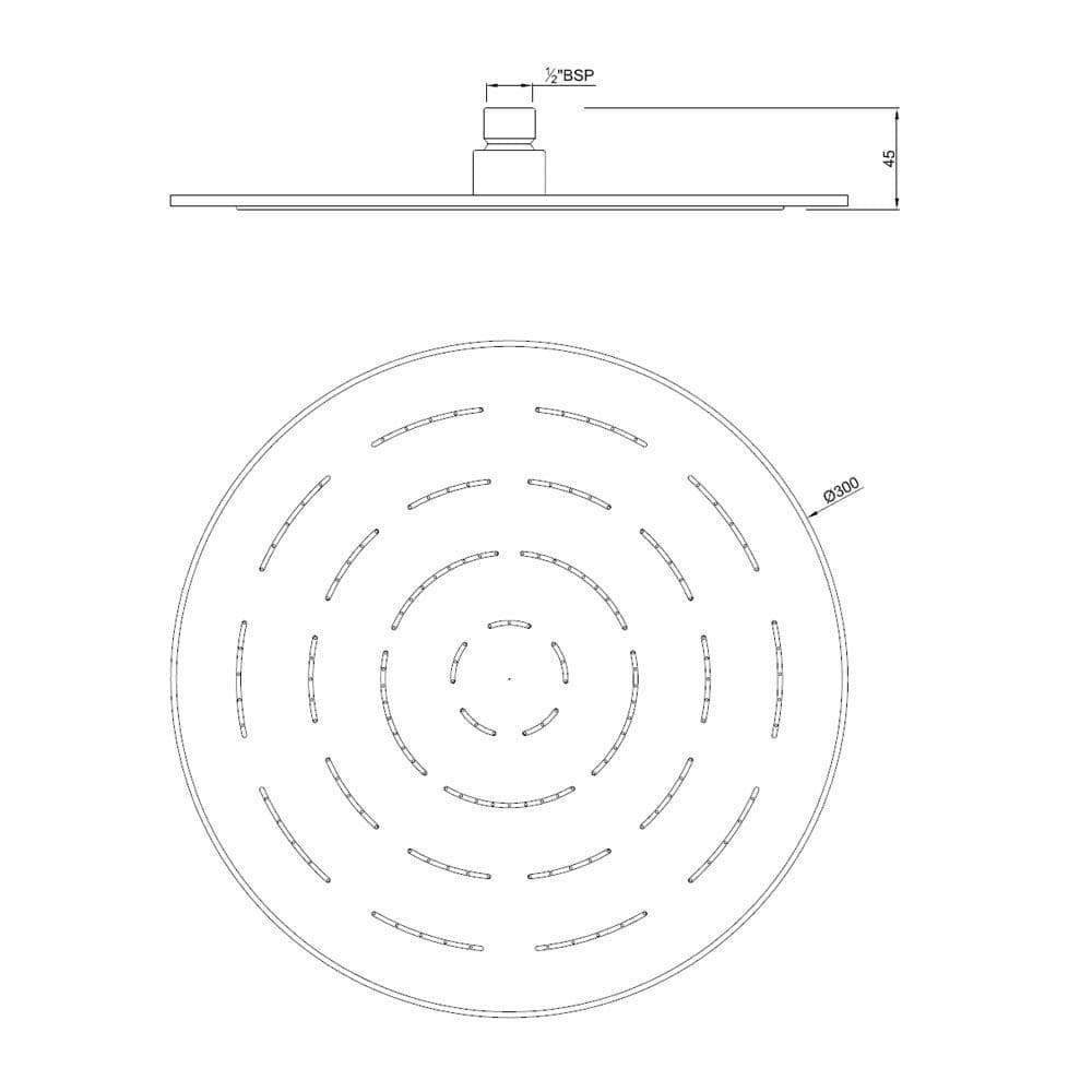 Jaquar Round ShapeMaze Overhead Shower Maze Shower series OHS-BGP-1633PD Standard - image 2