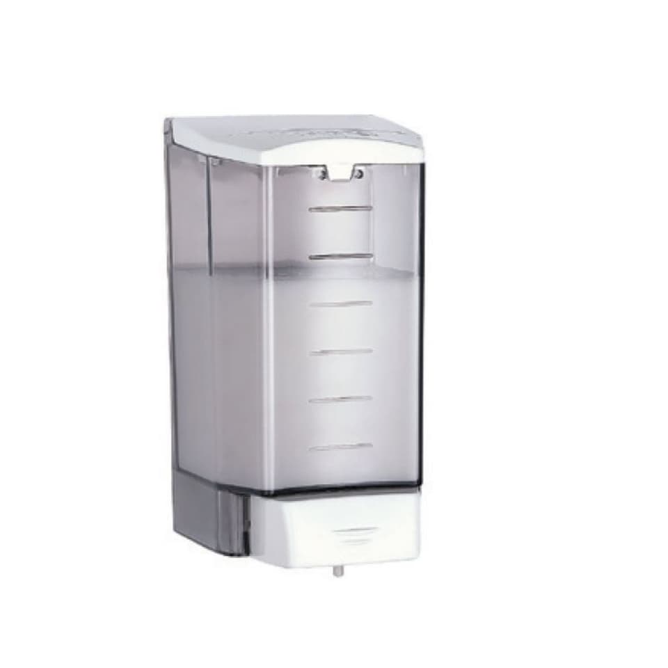 Jaquar Soap Dispenser - Push Button Soap Dispensers by Jaquar series SDR-WHT-DJ0010FN White Glass