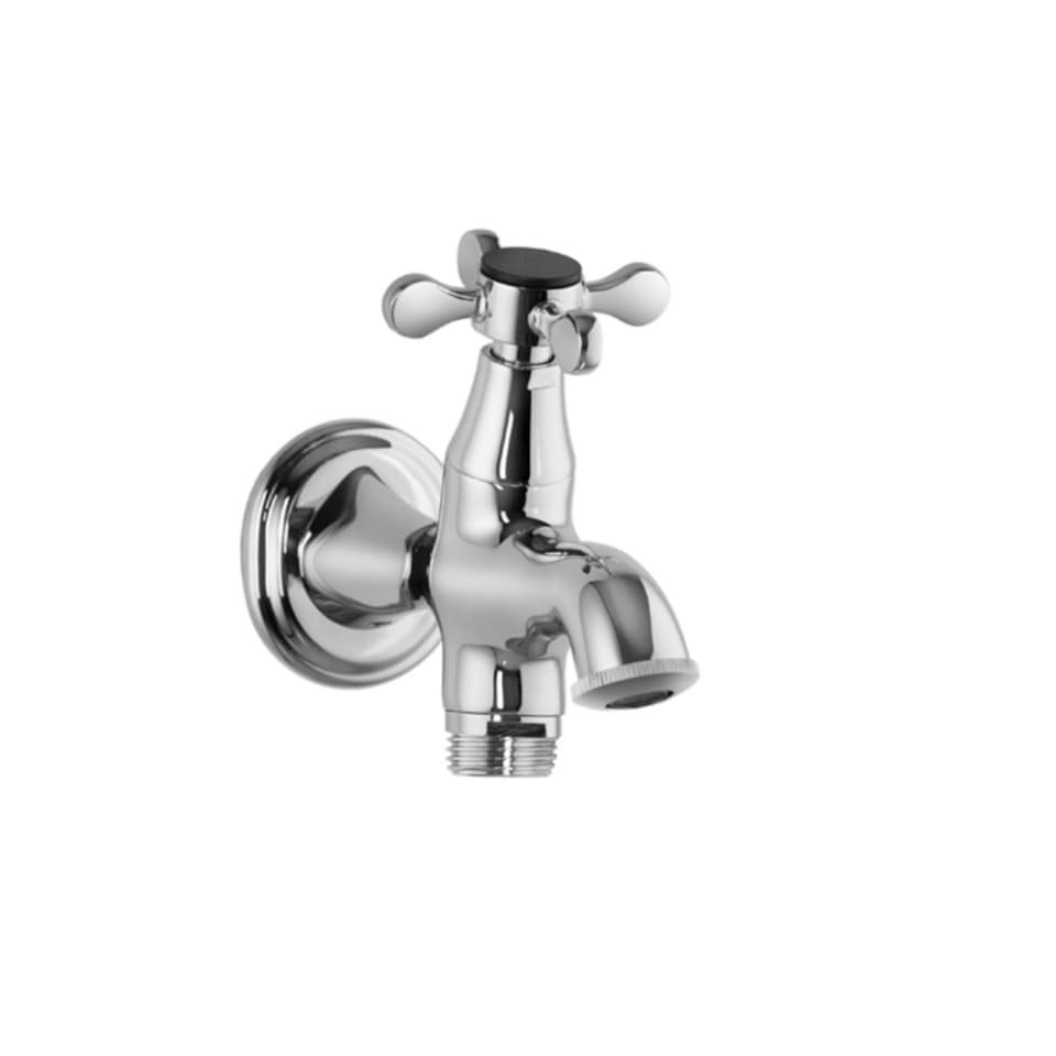 Jaquar wc area 2 way bib tap Queens Prime QQP-CHR-7041PM Chrome