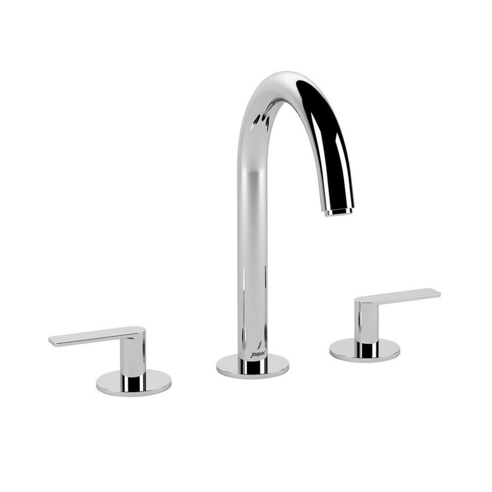 Jaquar 3-Hole Basin Mixer with Pipe Spout Laguna Faucets series LAG-CHR-91189PSL Chrome