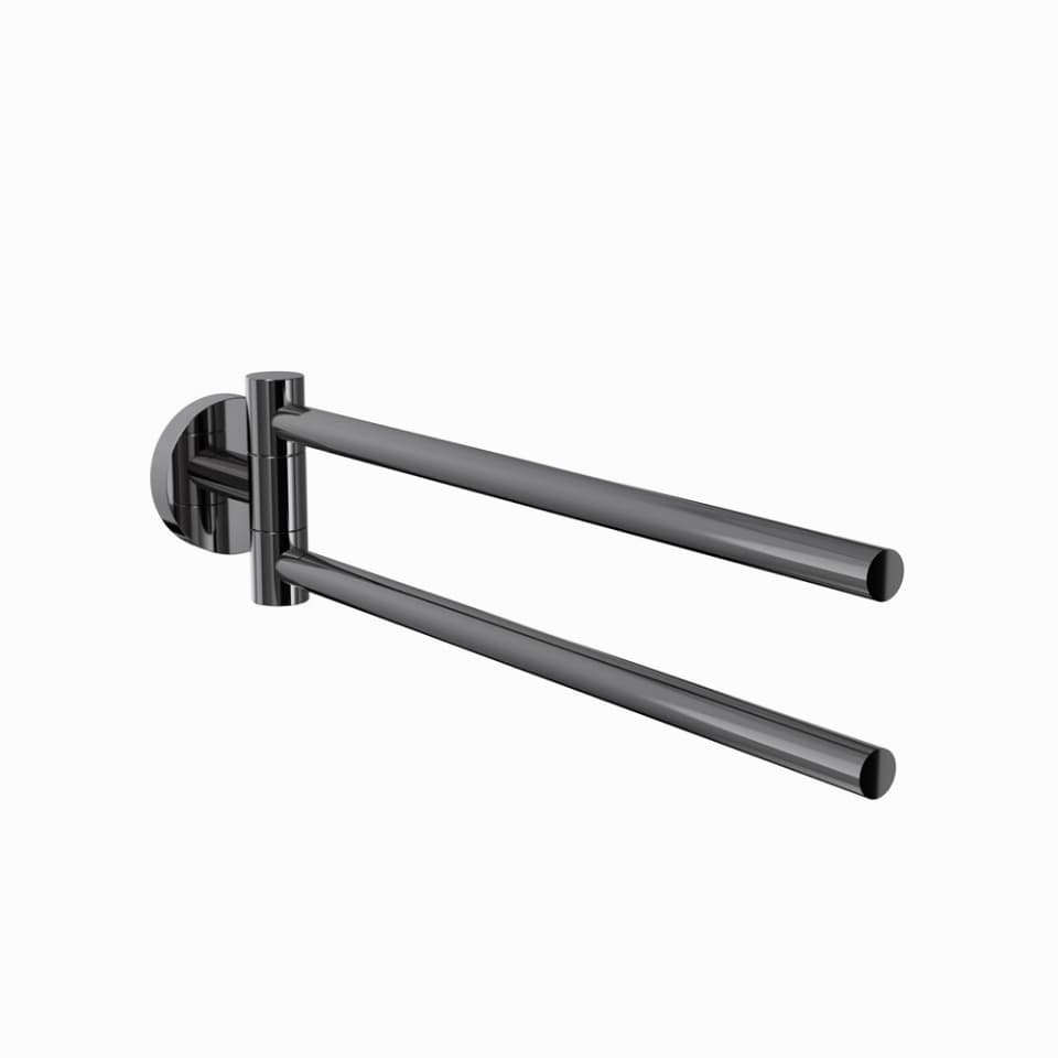 Jaquar Swivel Towel Holder Twin Type Continental series ACN-BCH-1115S Black Chrome - image 1