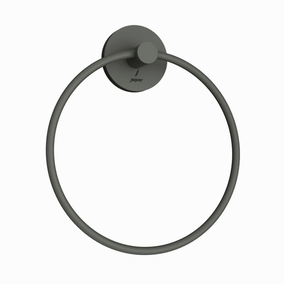 Jaquar Towel Ring Round with Round Flange Continental series ACN-GRF-1121BN Graphite - image 1