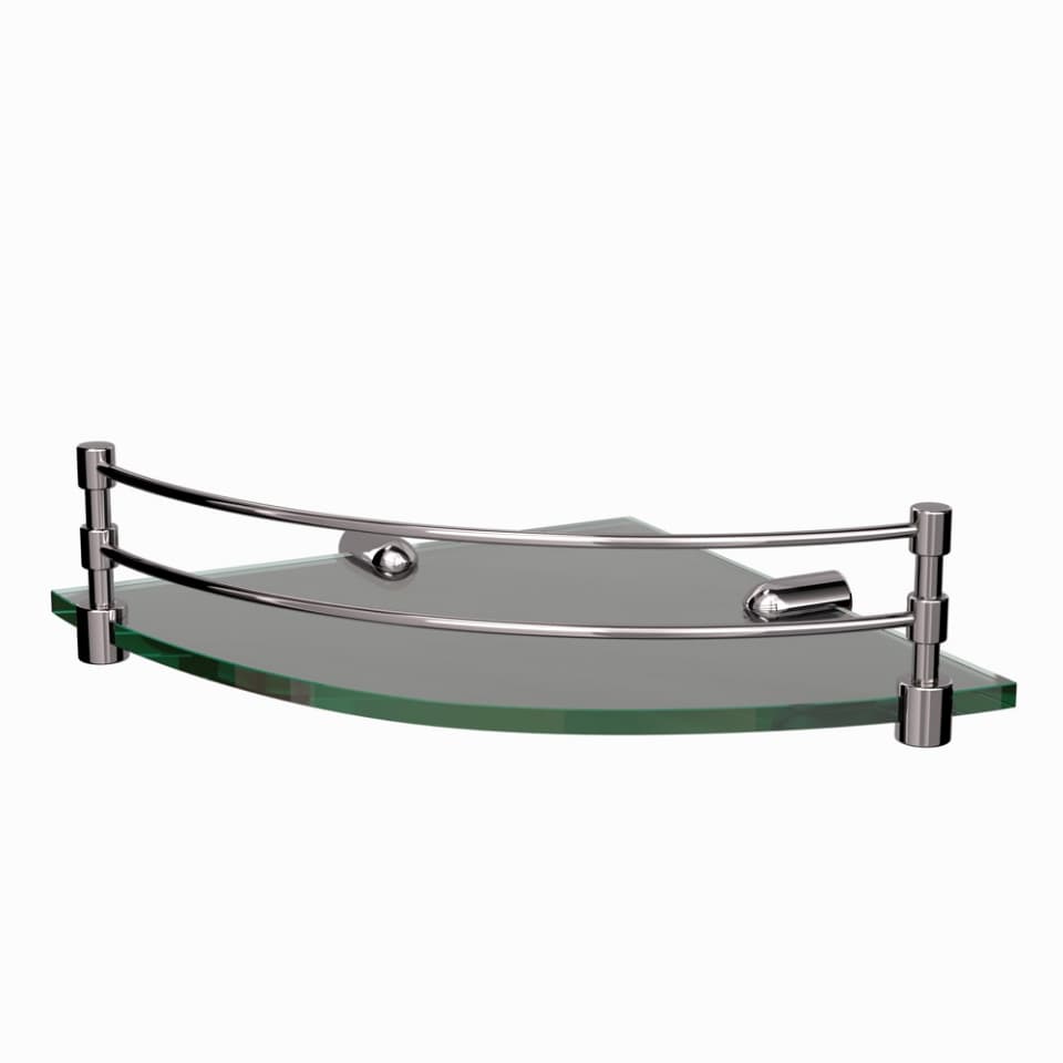 Jaquar Corner Glass Shelf Continental series ACN-BCH-1173 Black Chrome - image 1