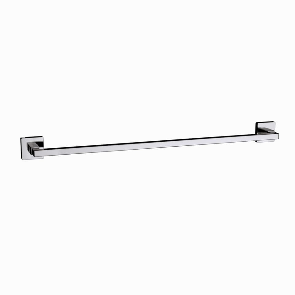 Jaquar Single Towel Rail 600mm Long Kubix Prime Bathroom Accessories series AKP-BCH-35711PS Black Chrome - image 1
