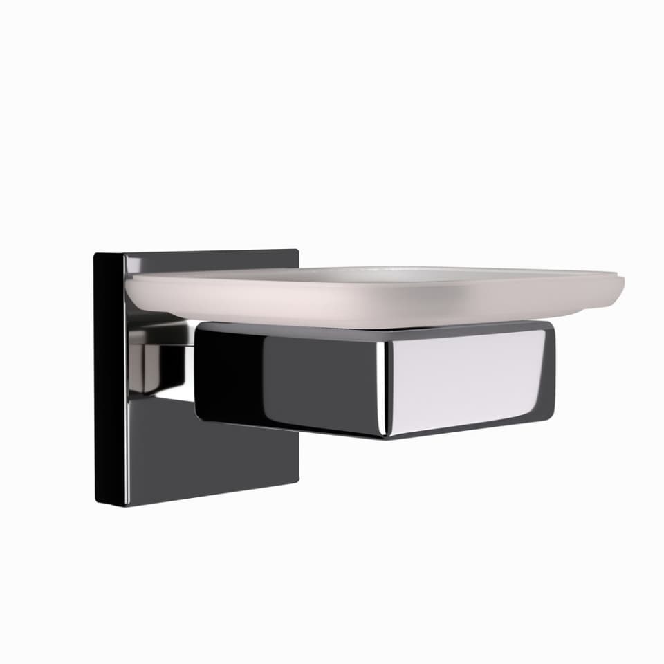 Jaquar Soap Dish Holder Kubix Prime Bathroom Accessories series AKP-BCH-35731P Black Chrome - image 1