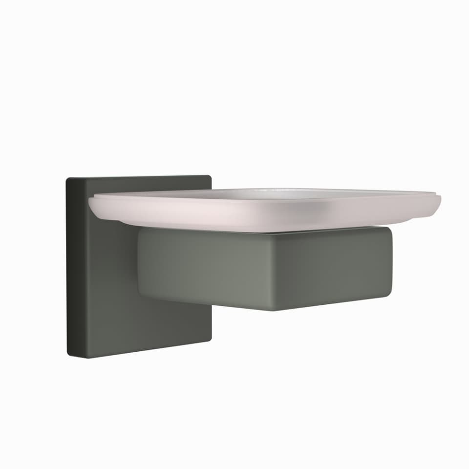 Jaquar Soap Dish Holder Kubix Prime Bathroom Accessories series AKP-GRF-35731P Graphite - image 1
