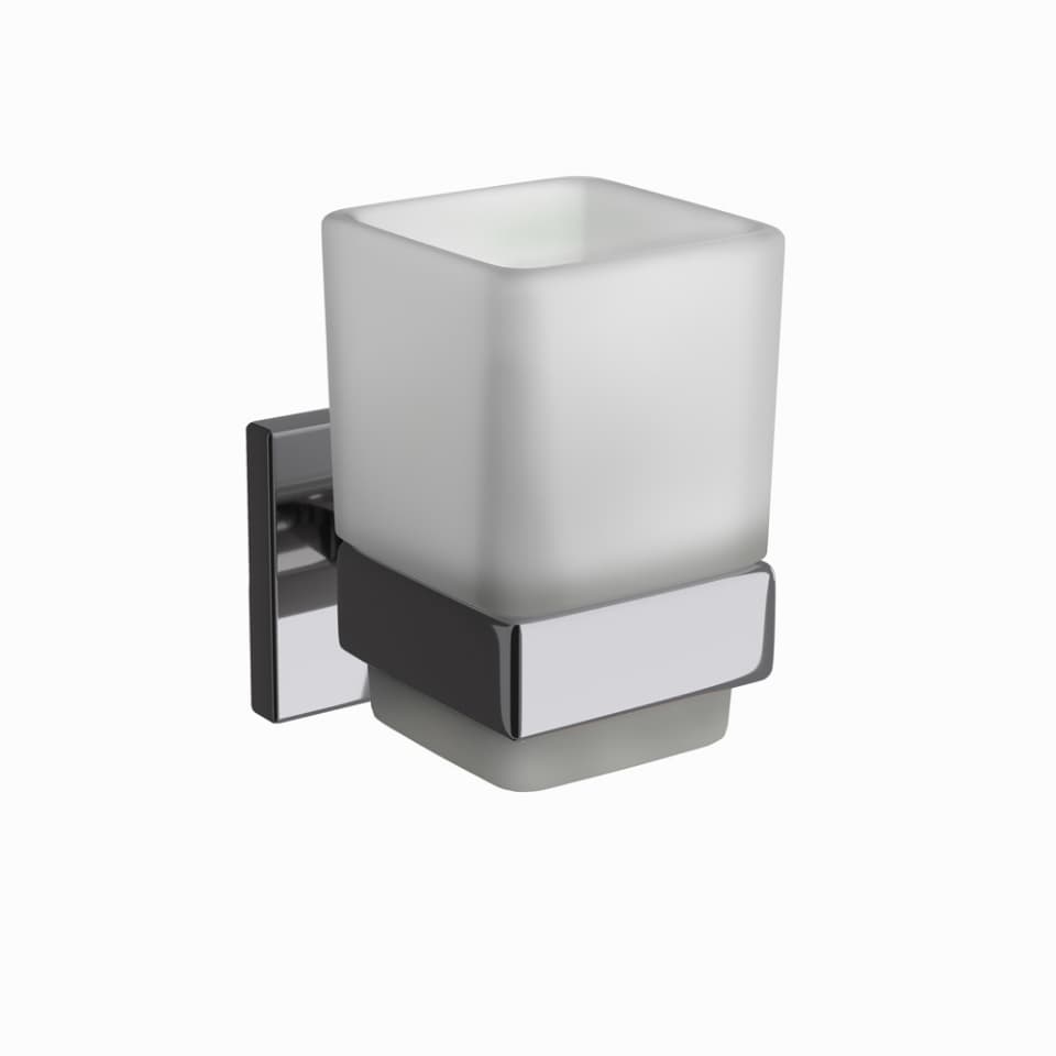 Jaquar Tumbler Holder Kubix Prime Bathroom Accessories series AKP-BCH-35741P Black Chrome - image 1