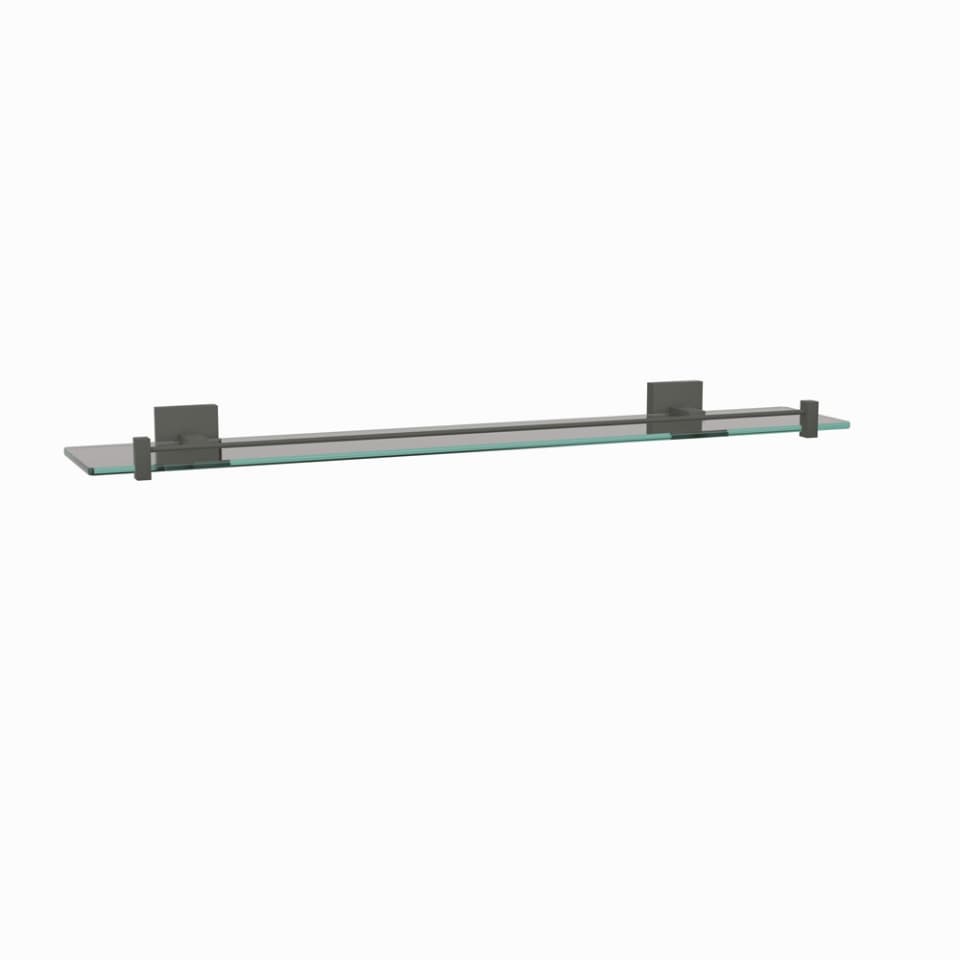 Jaquar Glass Shelf 600mm Long Kubix Prime Bathroom Accessories series AKP-GRF-35771P Graphite - image 1