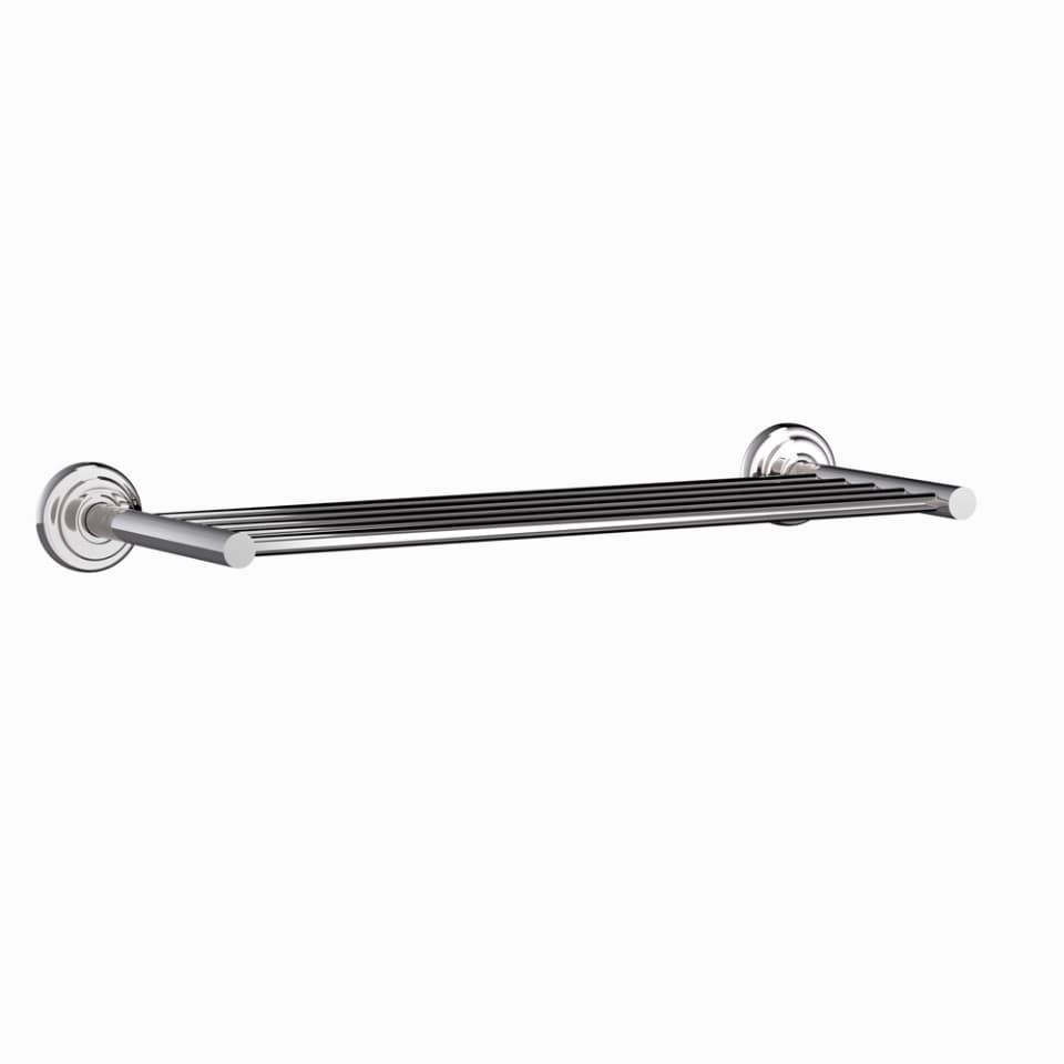 Jaquar Towel Rack 600mm long without Lower Hangers Queen's series AQN-BCH-7781A Black Chrome - image 1