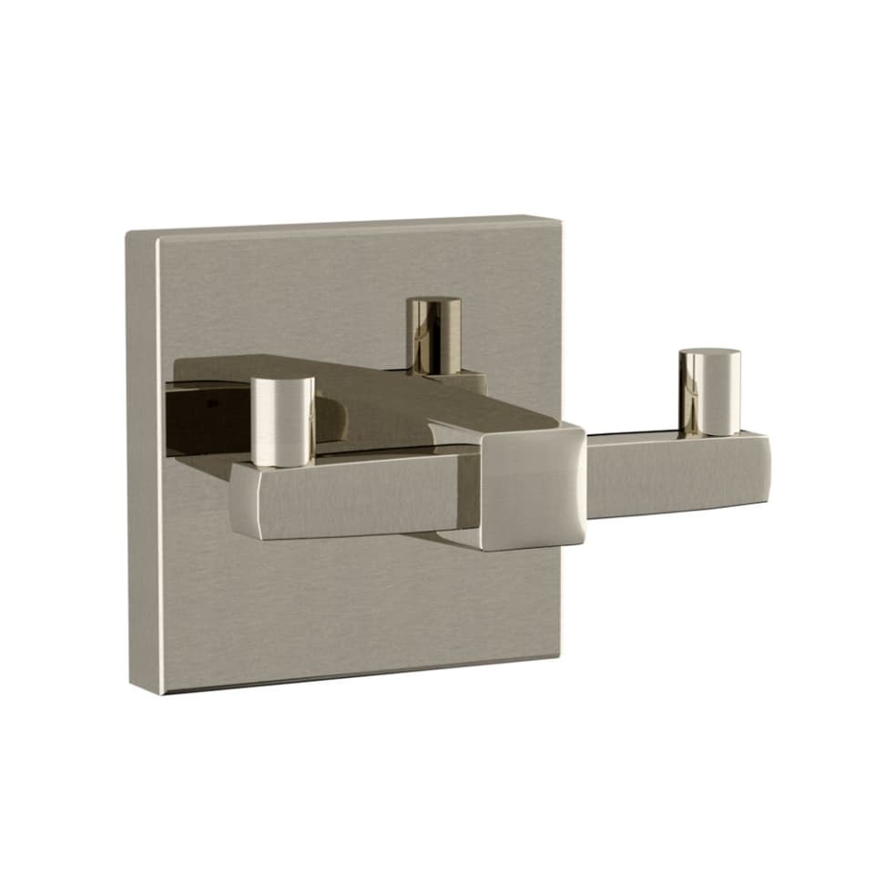 Jaquar Double Coat Hook Kubix Prime Bathroom Accessories series AKP-SSF-35761P Stainless Steel - image 1