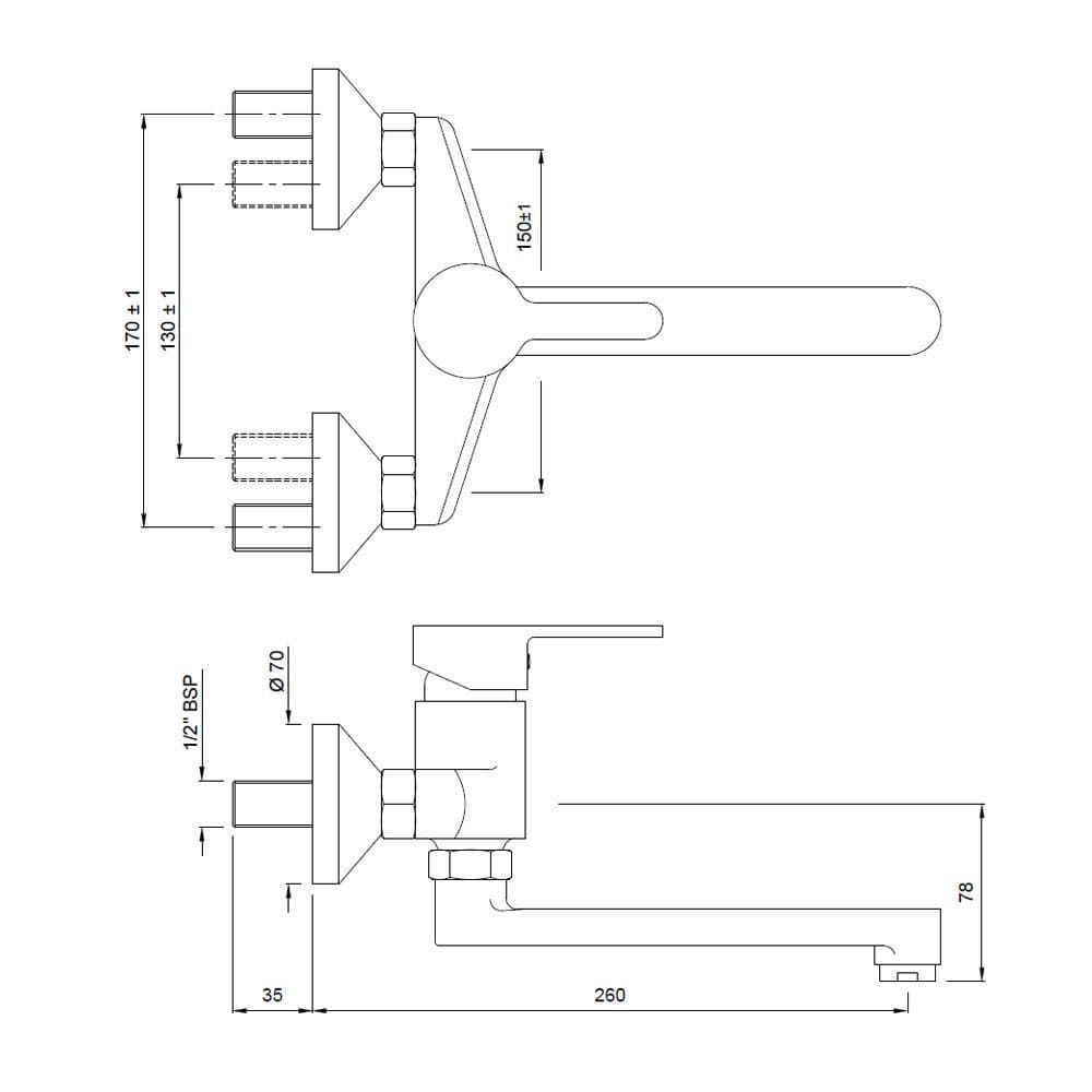 Jaquar Single Lever Sink Mixer Swinging Spout Fusion series FUS-CHR-29163 Chrome - image 2