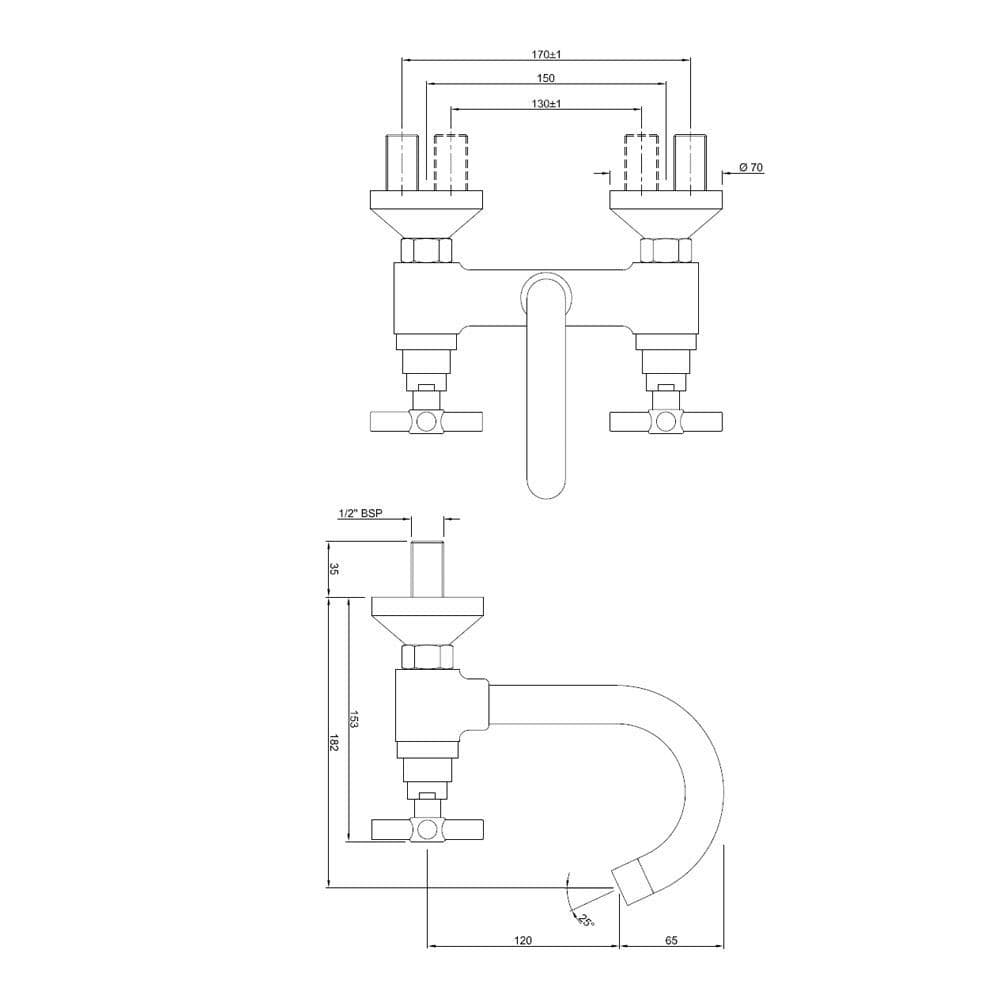 Jaquar Sink Mixer Solo series SOL-CHR-6309 Chrome - image 2