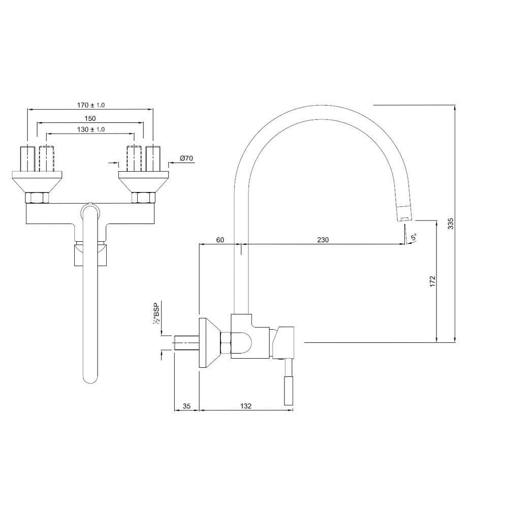 Jaquar Single Lever Sink Mixer Solo series SOL-CHR-6165 Chrome - image 2