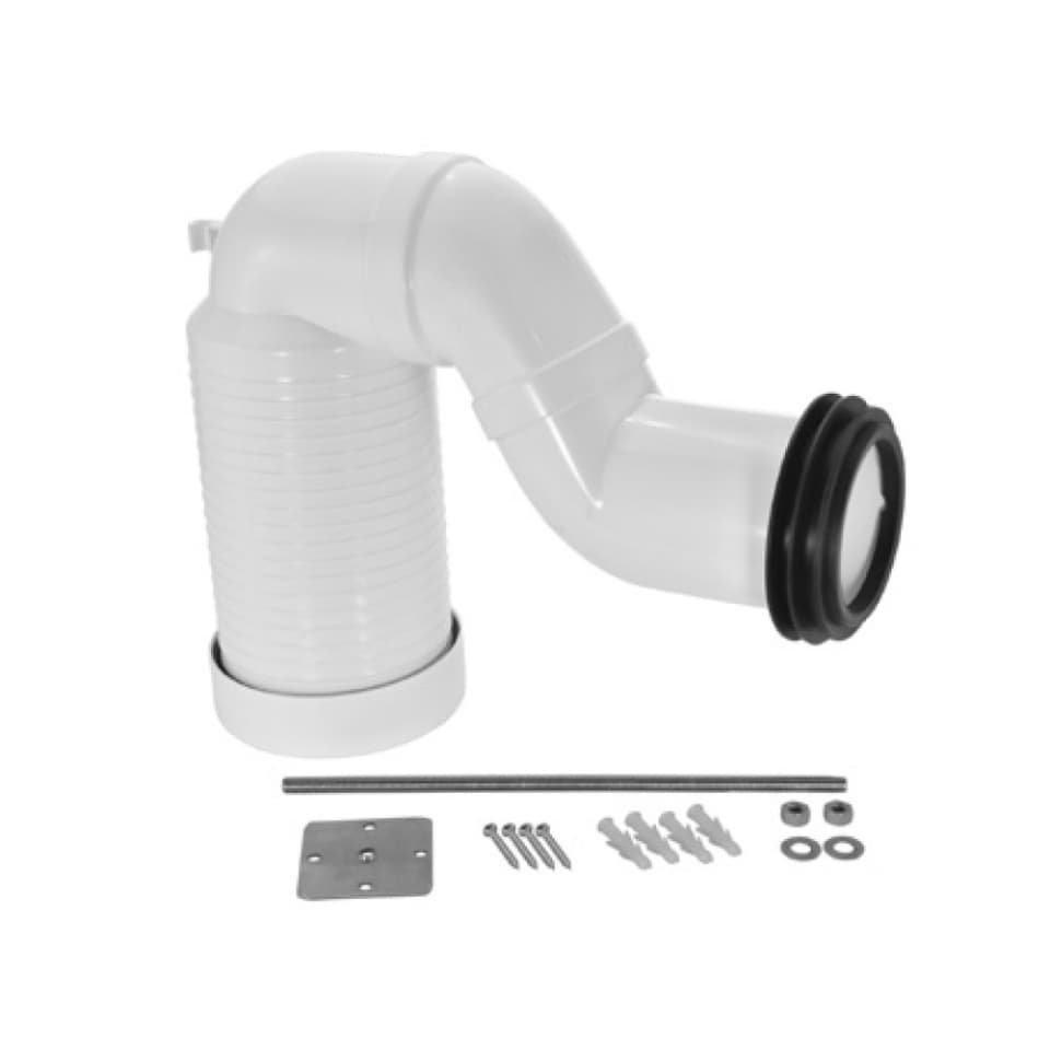 Jaquar Vario bend Sanitaryware Accessories series ZPS-WHT-VB02N White Glass