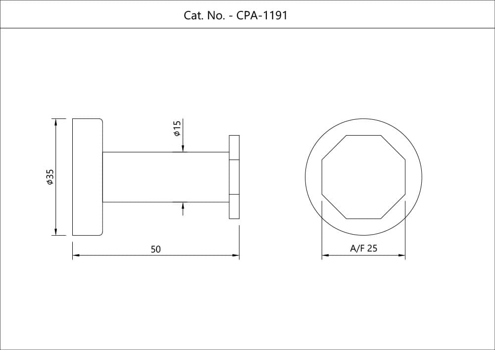 Jaquar Robe Hook Continental Prime Accessories series CPA-CHR-1191 Chrome - image 2