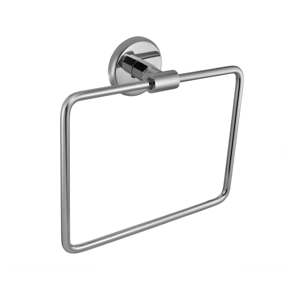 Jaquar Towel Ring Square with Round Flange Continental Prime Accessories series CPA-CHR-1121 Chrome - image 1