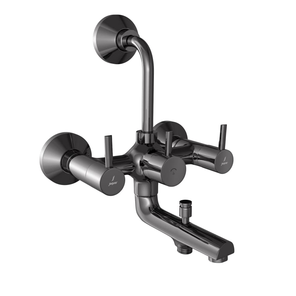 Jaquar Wall Mixer 3-in-1 System Florentine Prime series FLP-BCH-5281PM Black Chrome - image 1