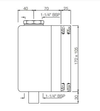 Jaquar Concealed Body of i i-flush series FLV-CHR-1073C Chrome - image 3