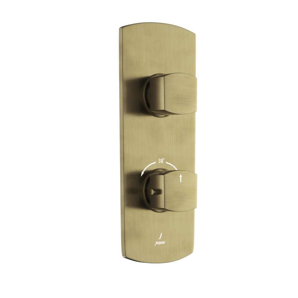 Jaquar 1 way thermostatic diverter Kubix Prime normal flow KUP-ABR-35661NKPM Antique Bronze