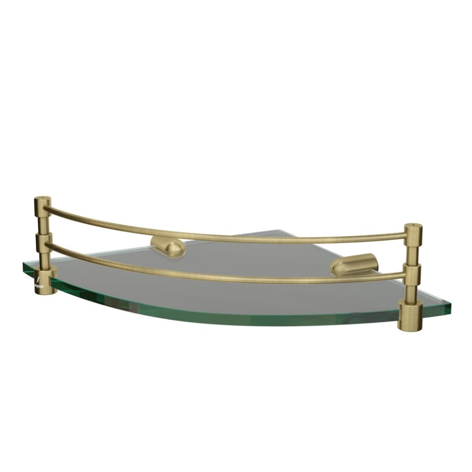 Jaquar Corner Glass Shelf Continental series ACN-ABR-1173 Antique Bronze - image 1
