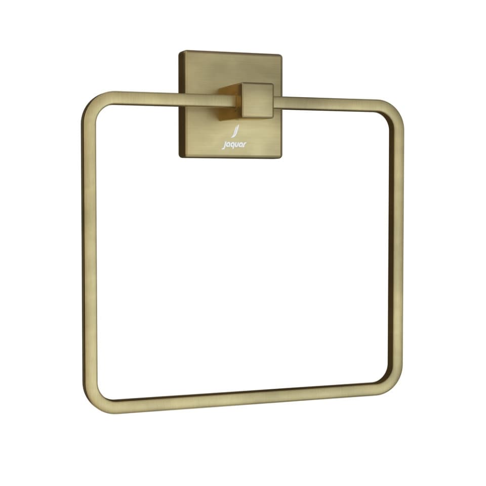 Jaquar Towel Ring Square Kubix Prime Bathroom Accessories series AKP-ABR-35721P Antique Bronze - image 1