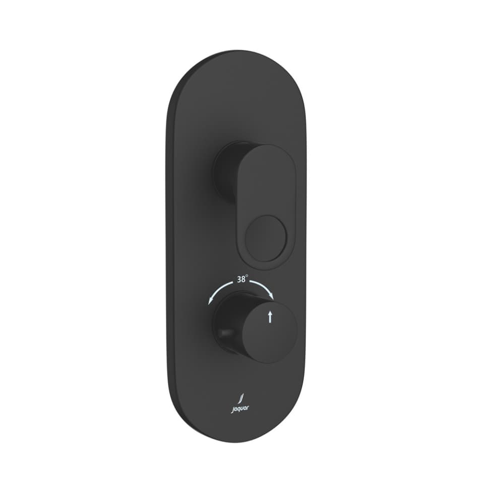 Jaquar 3 way thermostatic diverter Ornamix Prime normal flow ORP-BLM-10683NKPM Black Matt