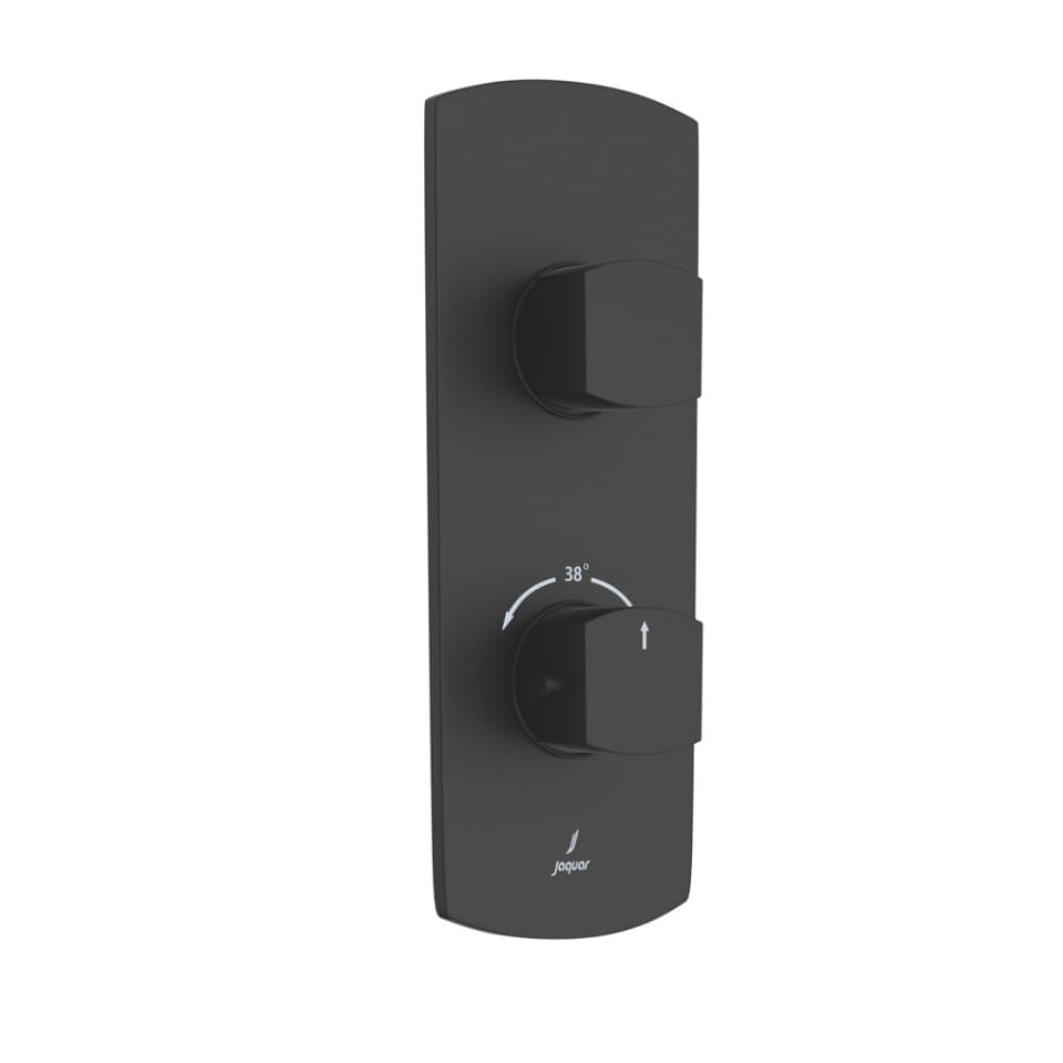 Jaquar 1 way thermostatic diverter Kubix Prime normal flow KUP-BLM-35661NKPM Black Matt